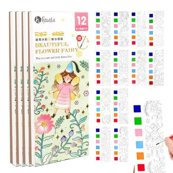 Akvarel Papier | Farba Art Kit s Vodou Farby Laku Set a Maľovanie Knihy pre Deti | Maľovanie Kniha pre Deti